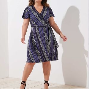 Loft 22 Floral Wrap Dress